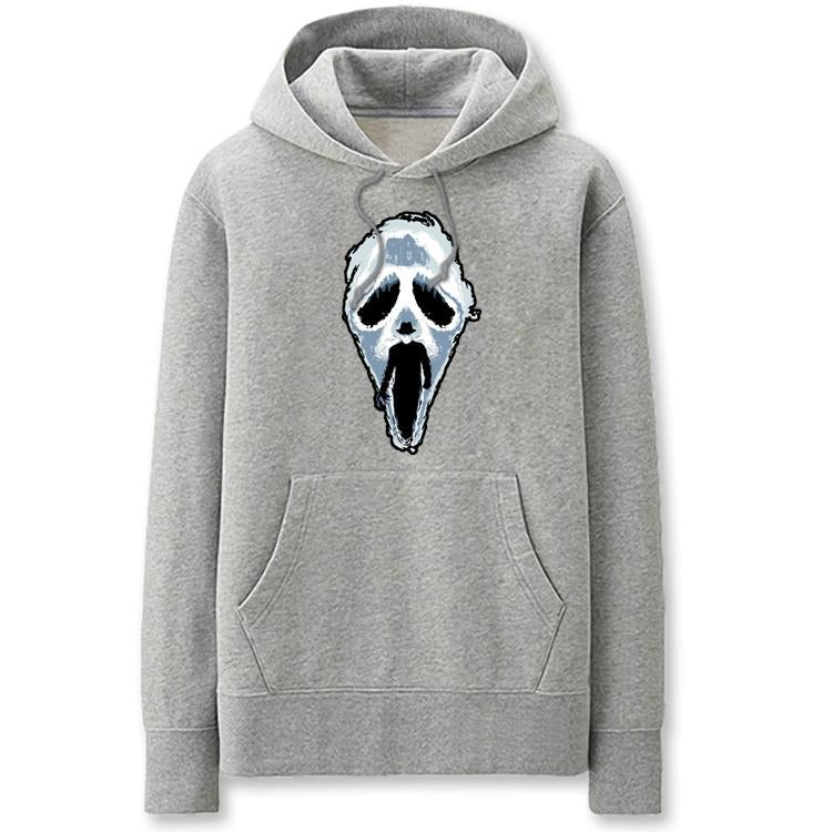 Nightmare Before Christmas Hoodies - Solid Color Terror Skull  Fleece Hoodie