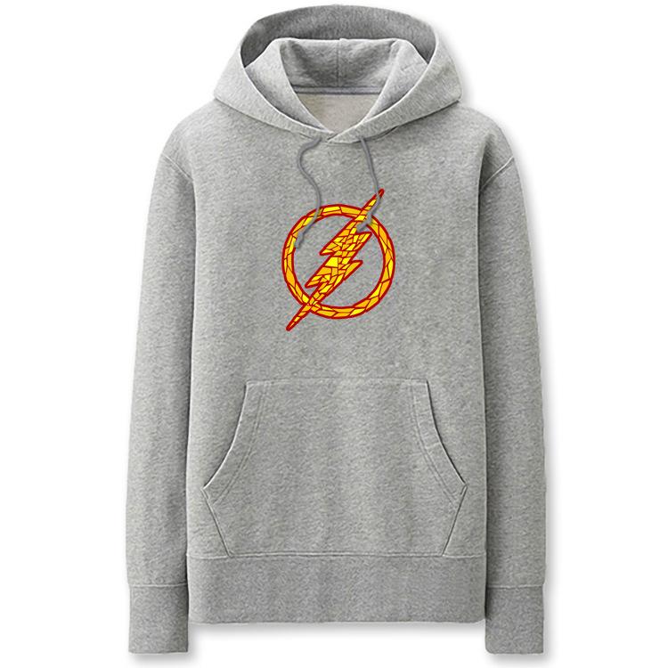 The Flash Hoodies - Solid Color Super Hero The Flash Fleece Hoodie