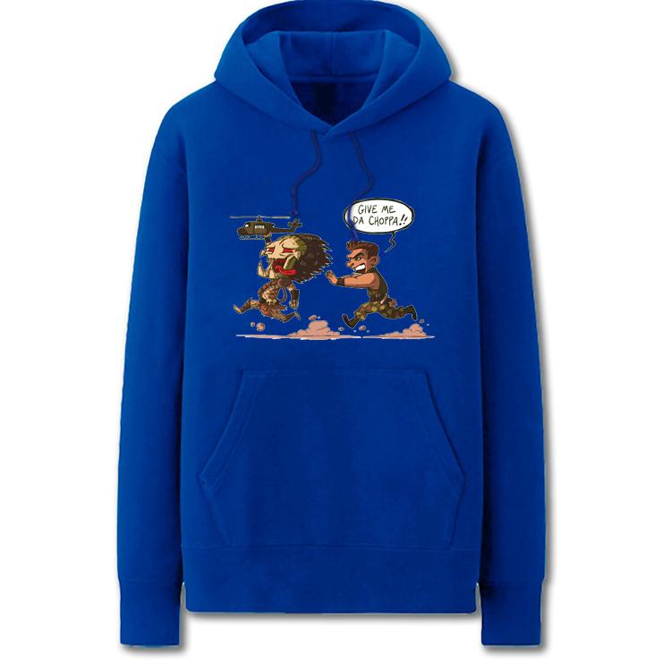 Predator Hoodies - Solid Color Alien Cartoon Style Super Cute Fleece Hoodie