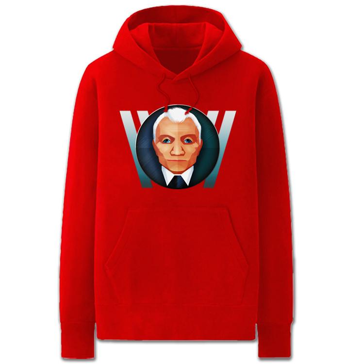 Westworld Hoodies - Solid Color Dr. Robert Ford Icon Fleece Hoodie