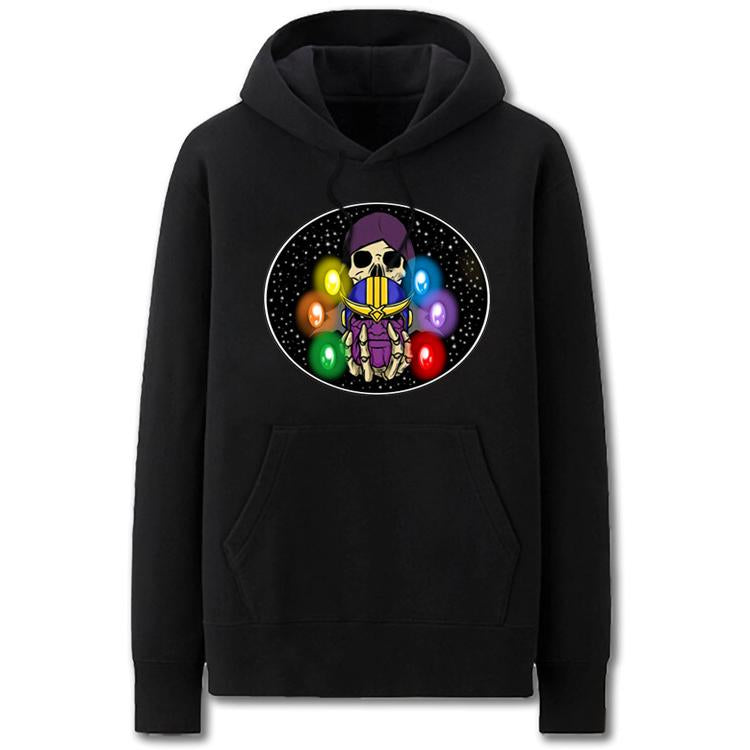 The Avengers Hoodies - Solid Color Death Infinity Gems Super Cool Fleece Hoodie