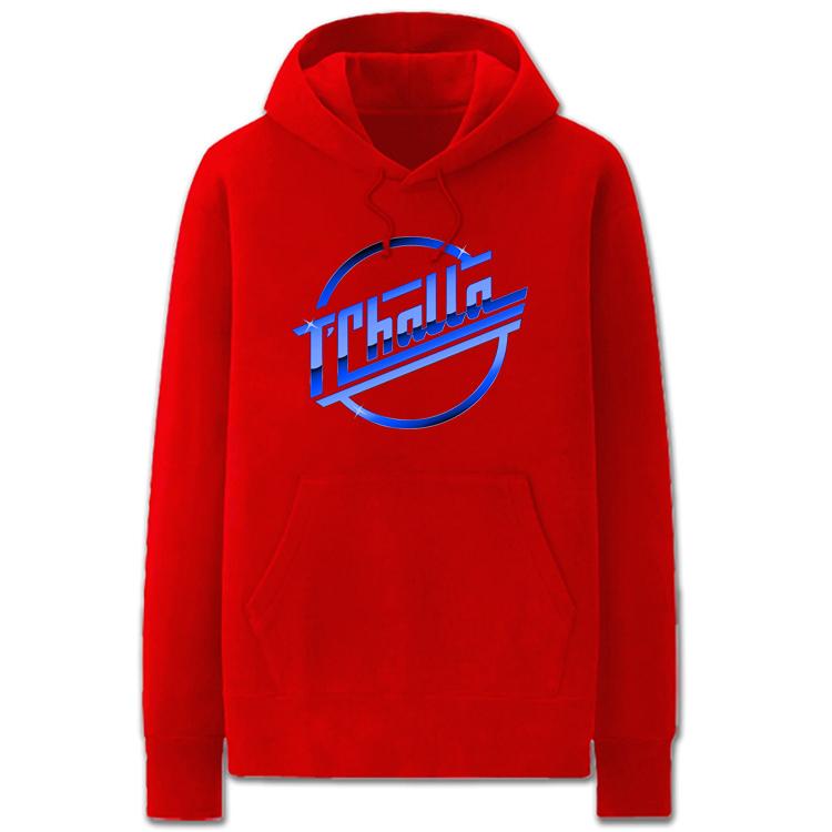 BlackPanther Hoodies - Solid Color Black Panther Avengers Icon Fleece Hoodie