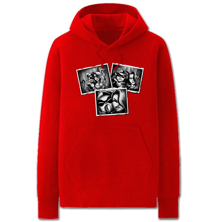 Poison Ivy Hoodies - Solid Color Poison Ivy Cartoon Style Funny Fleece Hoodie