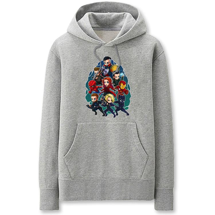 The Avengers Hoodies - Solid Color Super Hero Infinite War Cartoon Style Fleece Hoodie