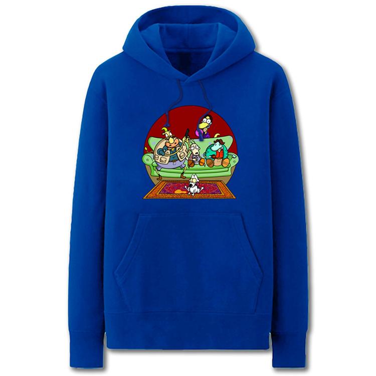 The Big Lebowski Hoodies - Solid Color The Big Lebowski Cartoon Style Cute Fleece Hoodie