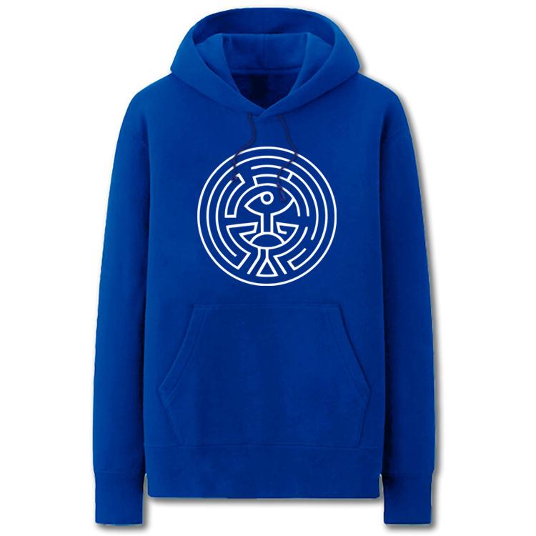 Westworld Hoodies - Solid Color Westworld Maze Fleece Hoodie