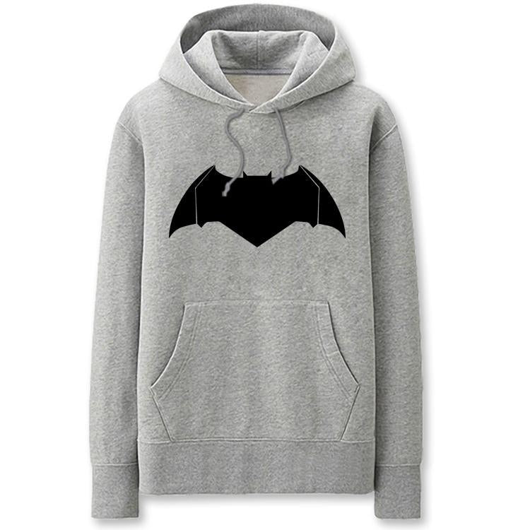Bata Man Hoodies - Solid Color The Rise of The Dark Knight Fleece Hoodie
