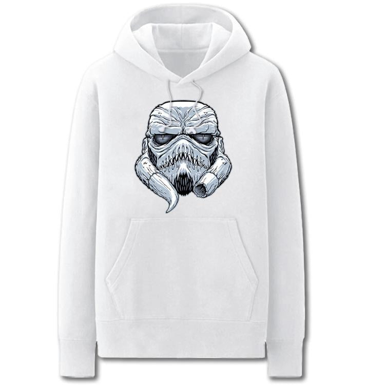 Star Wars Hoodies - Solid Color Variant Black Warrior Icon Fleece Hoodie