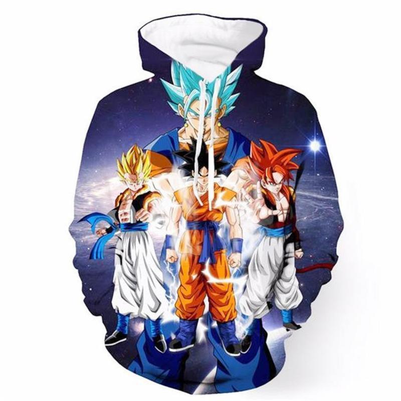 Super Instinct Goku Dragon Ball Z 3D Printed Hoodie