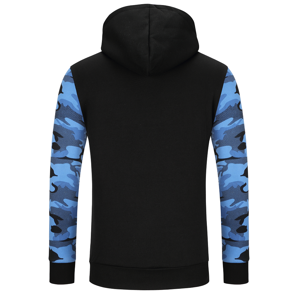 Camouflage Hoodies - Pullover Fleece White Black Hoodie