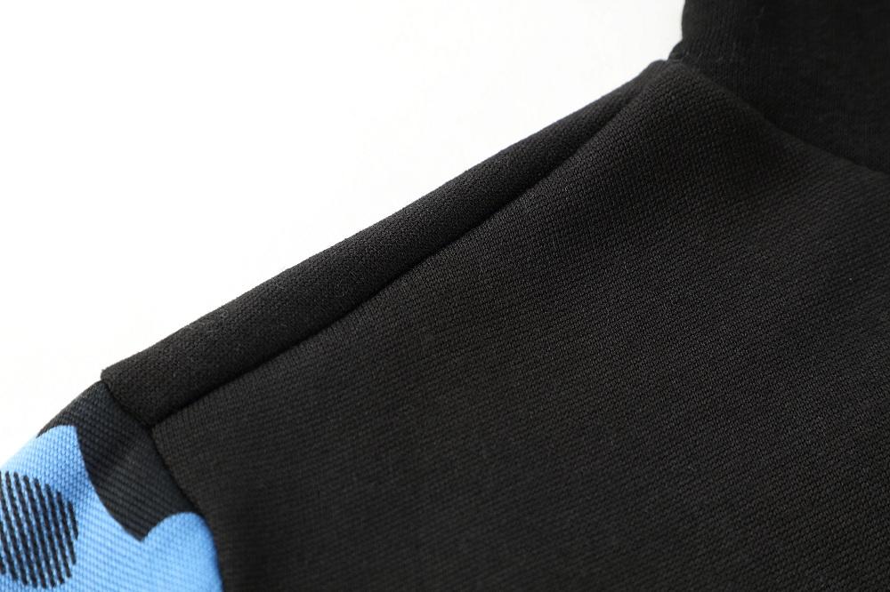 Camouflage Hoodies - Pullover Fleece White Black Hoodie