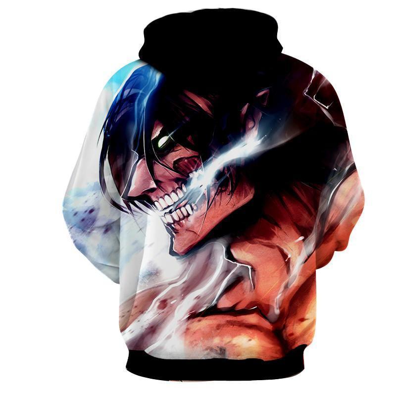 Titan Eren- Attack On 3D Hoodie