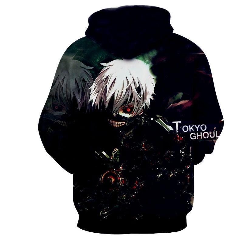 Tokyo Ghoul Versatile Ken Kaneki Jagged 3D Printed Hoodie