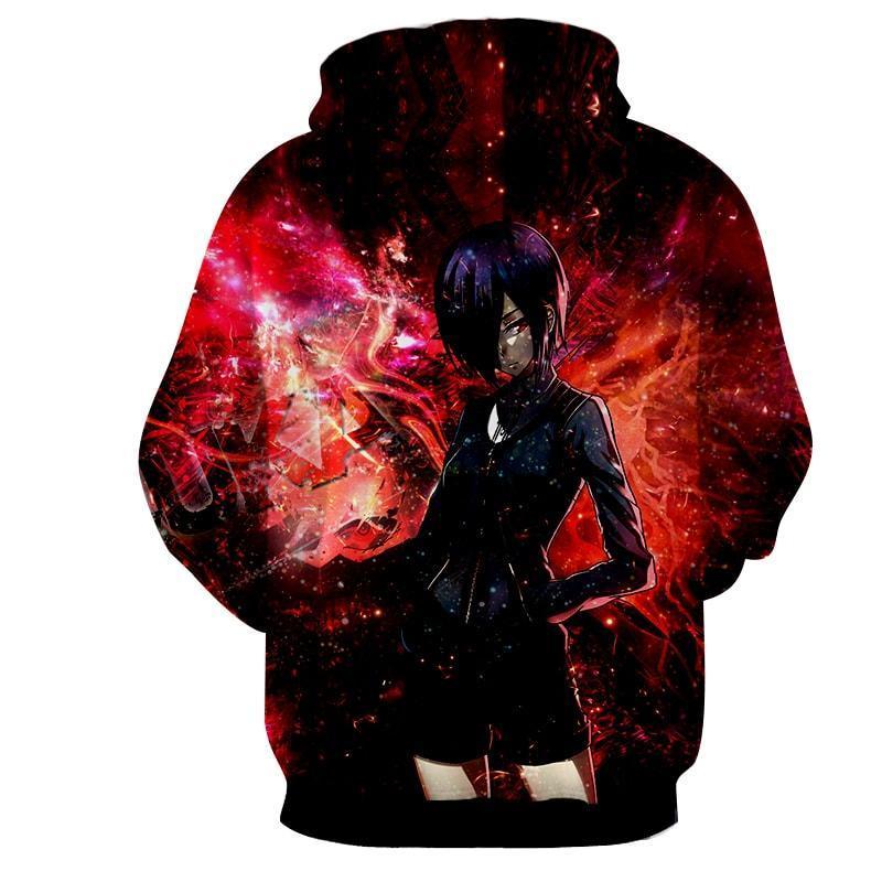 Tokyo Ghoul Touka X Kirishima 3D Printed Hoodie