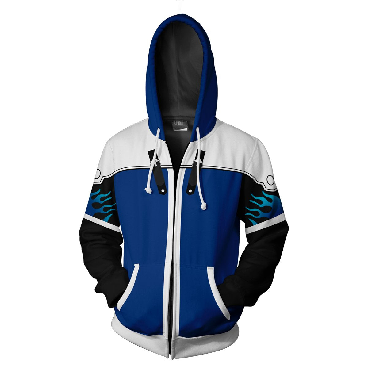 Kingdom Hearts Sora Hoodies - Zip Up Sora Wisdom Form Hoodie