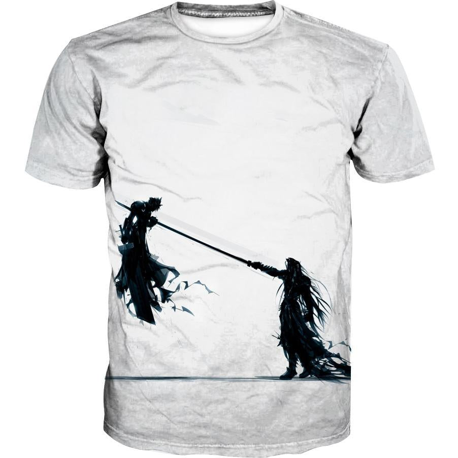 Final Fantasy 7 Hoodies - Pullover Sephiroth vs Cloud Hoodie