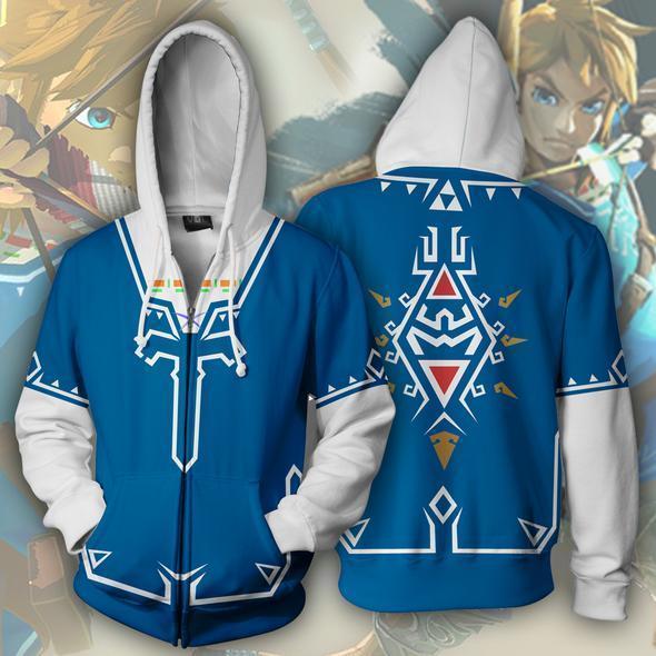The Legend of Zelda Hoodies - Zip Up Unisex Jacket