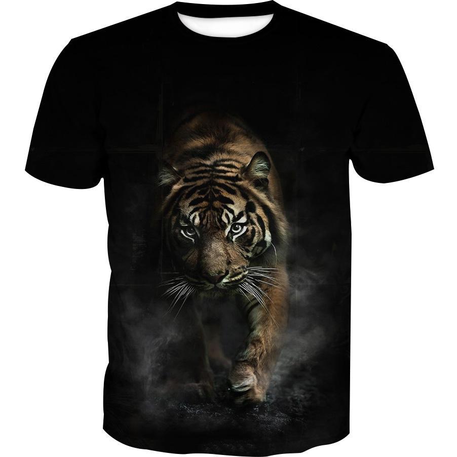 Tiger Hoodies  - Crouching Tiger Pullover Hoodie