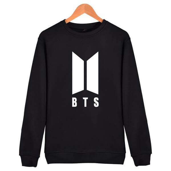 BTS Sweatshirt - Emblem Printed Sweatshirt