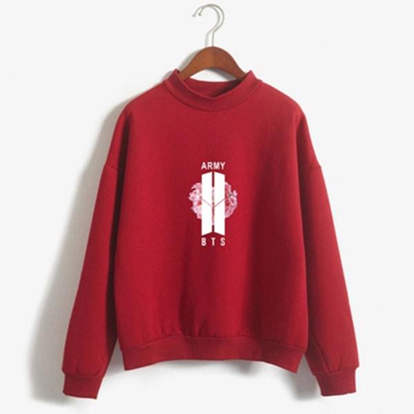 BTS Sweatshirt - BTS Army Turtleneck Sweatshirt