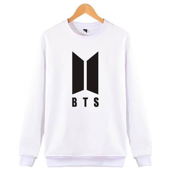 BTS Sweatshirt - Emblem Printed Sweatshirt