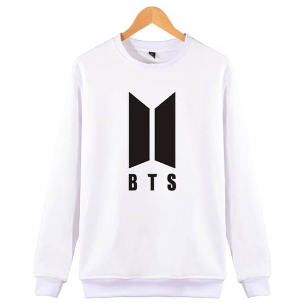 BTS Sweatshirt - Emblem Printed Sweatshirt