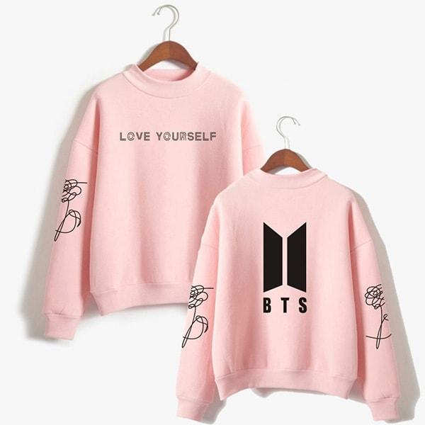 BTS Sweatshirt - BTS Love Yourself Turtleneck Super Cute Sweatshirt