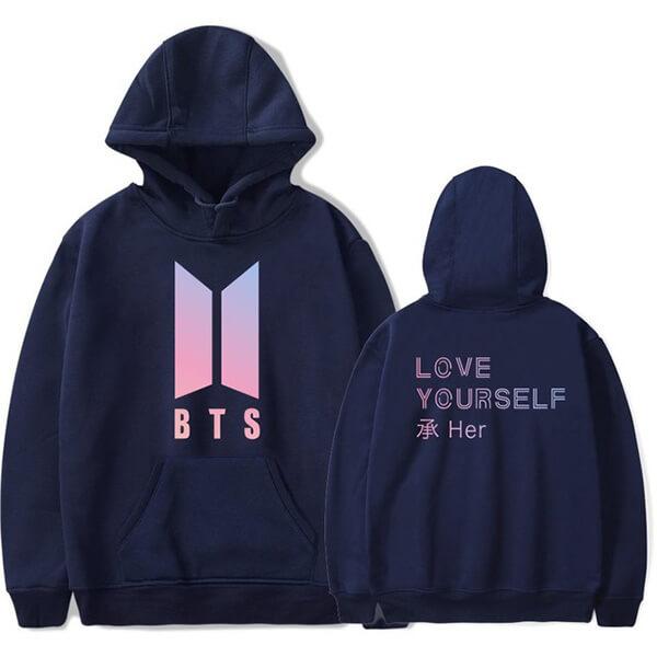 BTS Hoodie - BTS Love Yourself Gradient multi-color Hoodie