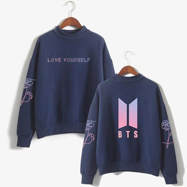 BTS Sweatshirt - Love Yourself Turtleneck Sweatshirt