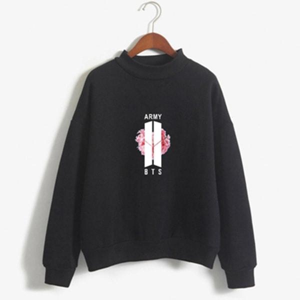 BTS Sweatshirt - BTS Army Turtleneck Sweatshirt
