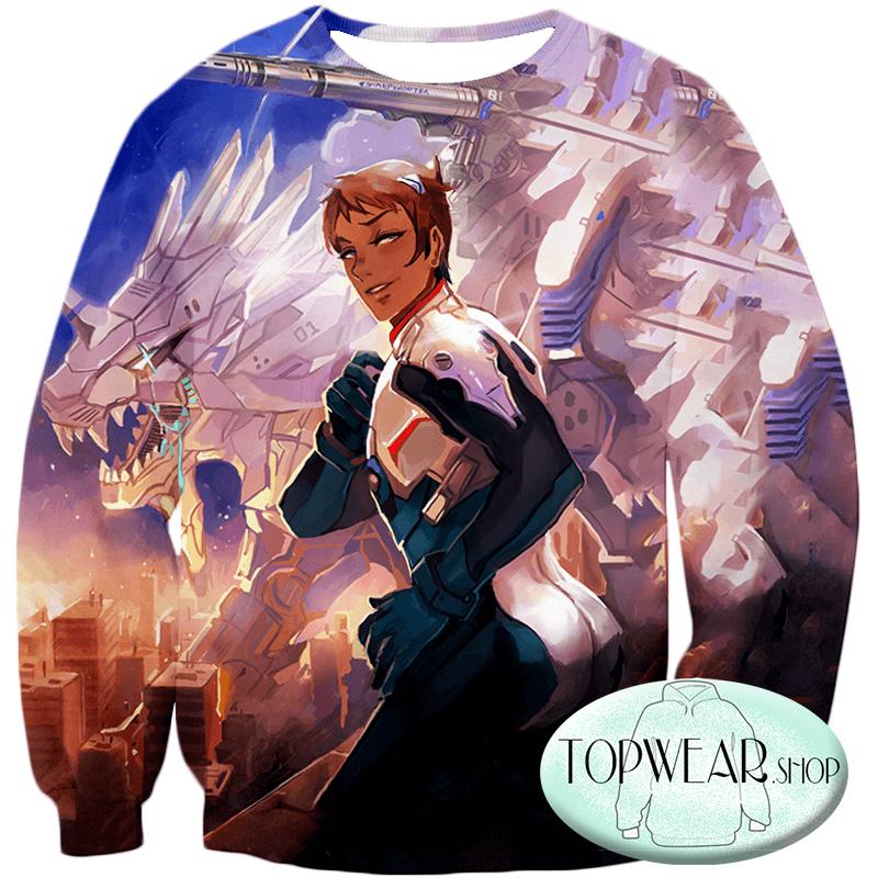 Legendary Defender Hoodies - Cosplay Lance the Blue Lion Paladin Pullover Zip Up Hoodie﻿