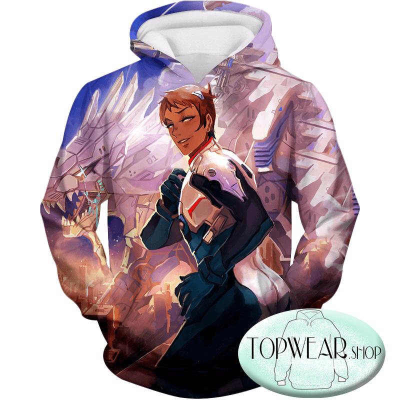 Legendary Defender Hoodies - Cosplay Lance the Blue Lion Paladin Pullover Zip Up Hoodie﻿