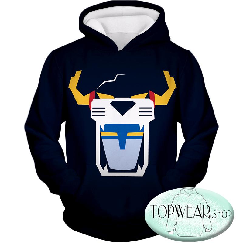 Voltron: Legendary Defender Sweatshirts - Incredible Voltron Force Front Mask Cool Sweatshirt