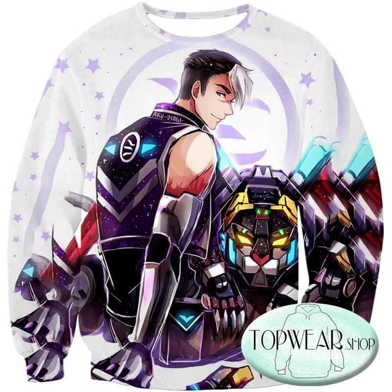 Voltron: Legendary Defender Hoodies - Shiro Lion Paladin Awesome Cartoon Zip Up Hoodie