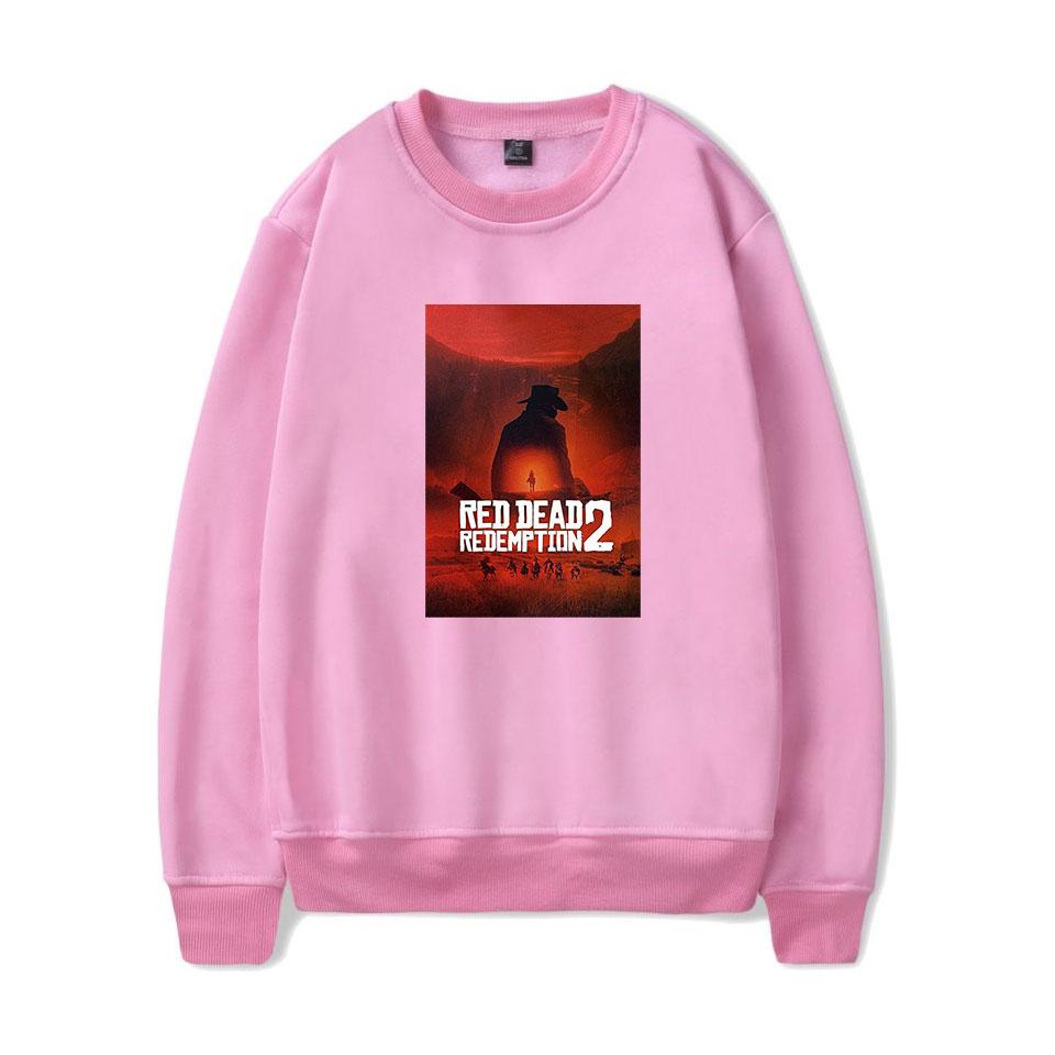 Red Dead Redemption 2 Sweatshirts - Solid Color Red Dead Redemption 2 Claas Van Der Linde Sweatshirt