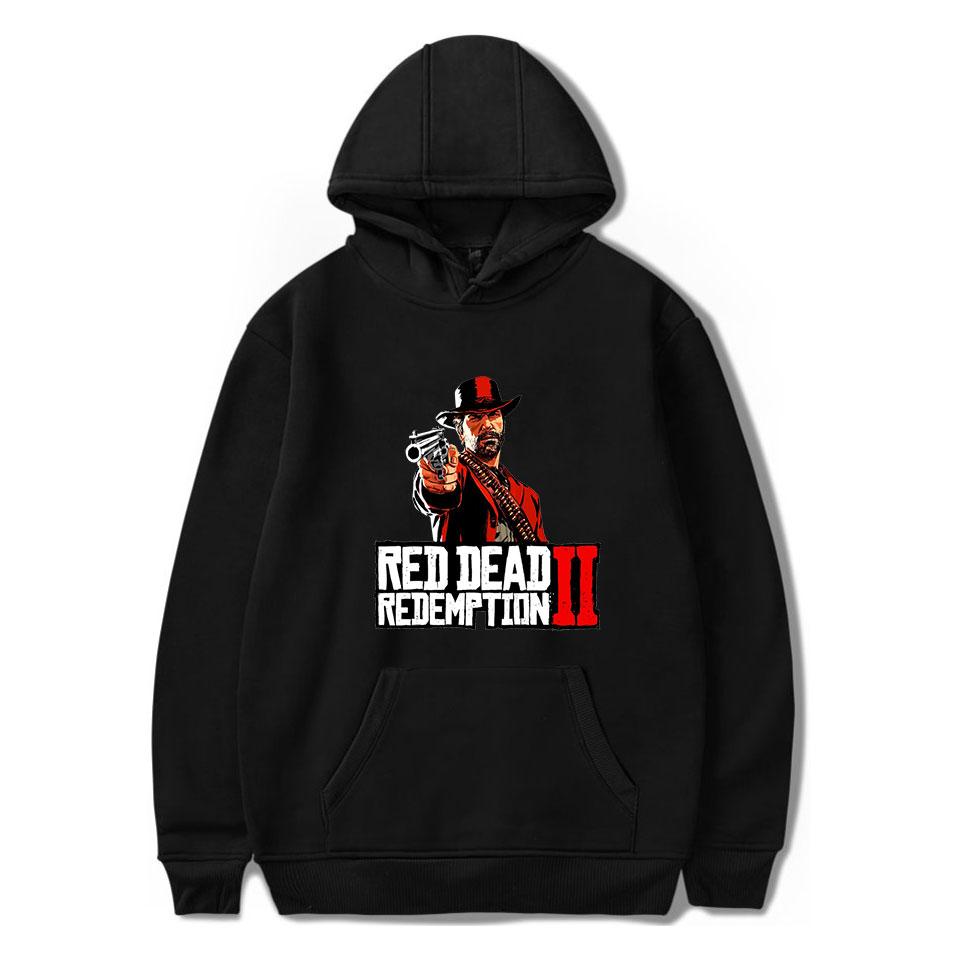 Red Dead Redemption 2 Hoodies - Solid Color Red Dead Redemption Super Cool Hoodie