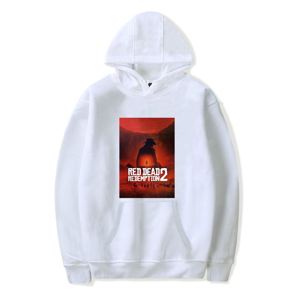 Red Dead Redemption 2 Hoodies - Solid Color Red Dead Redemption Claas Van Der Linde Hoodie