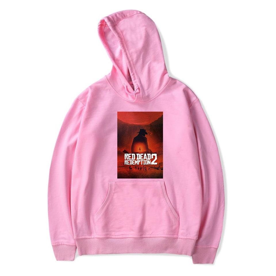 Red Dead Redemption 2 Hoodies - Solid Color Red Dead Redemption Claas Van Der Linde Hoodie