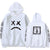 Lil Peep Hoodies - Angle Letter Printed  Pullover Hoodie