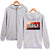 Red Dead Redemption 2 Hoodies - Solid Color Red Dead Redemption 2 Icon Zip Up Hoodie