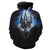 World of Warcraft Lich King Arthas Hoodies - Pullover Portrai Black Hoodie