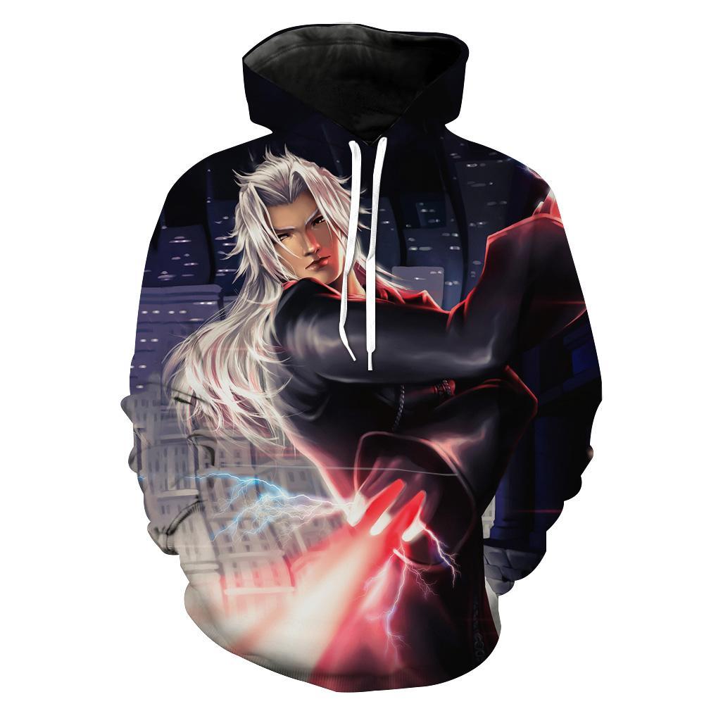 Kingdom Hearts 2 Hoodies - Pullover Sword Xemnas Hoodie