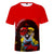 Unisex Fashionable 3 Colors 3D Print T-Shirt with Cartoon Orangutan