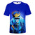 Unisex Fashionable 3 Colors 3D Print T-Shirt with Cartoon Orangutan