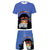 Men's 3D Print Cartoon Orangutan T-Shirt and Shorts Two-piece Set 3 Colors