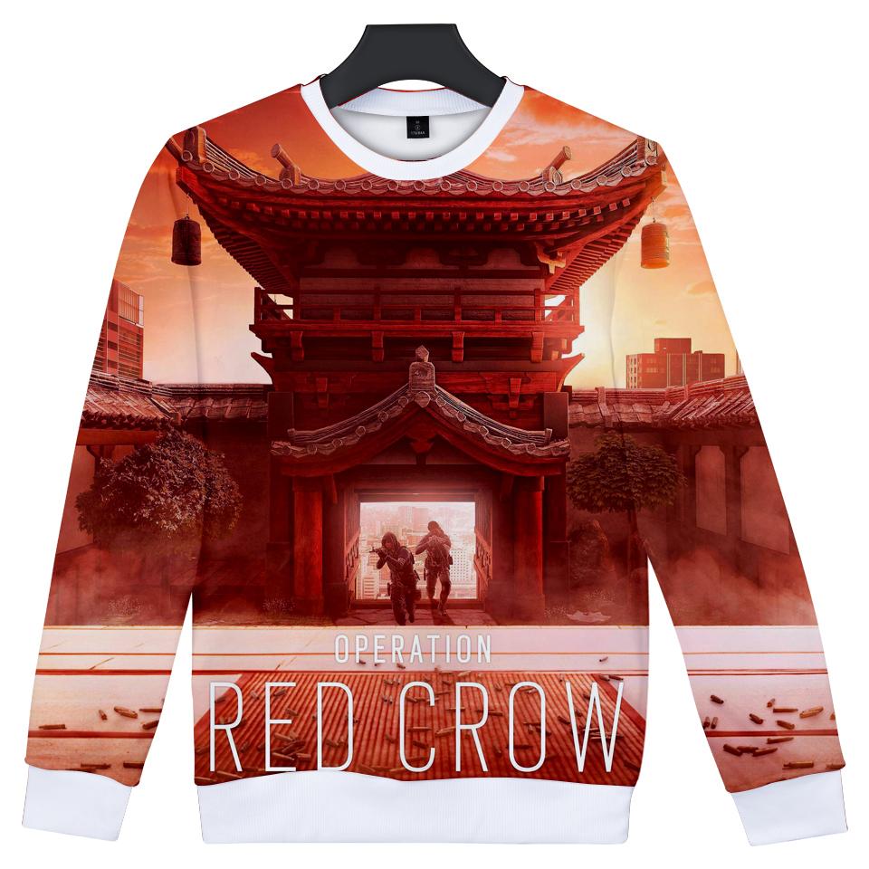 Rainbow Six Sweatshirts - Super Cool Rainbow Six Commando Red Sweatshirt