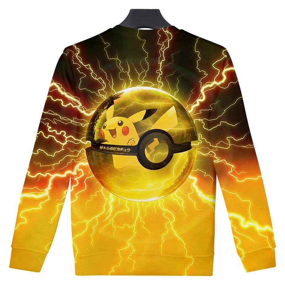 Pokemon Hoodies - Pokemon Series Lightning Ball Super Cool Hoodie