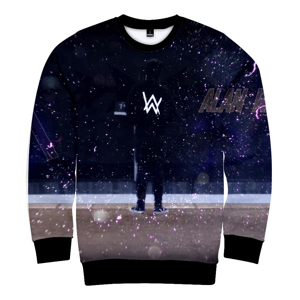 Alan Walker Sweatshirts - Navy Blue Sweatshirt