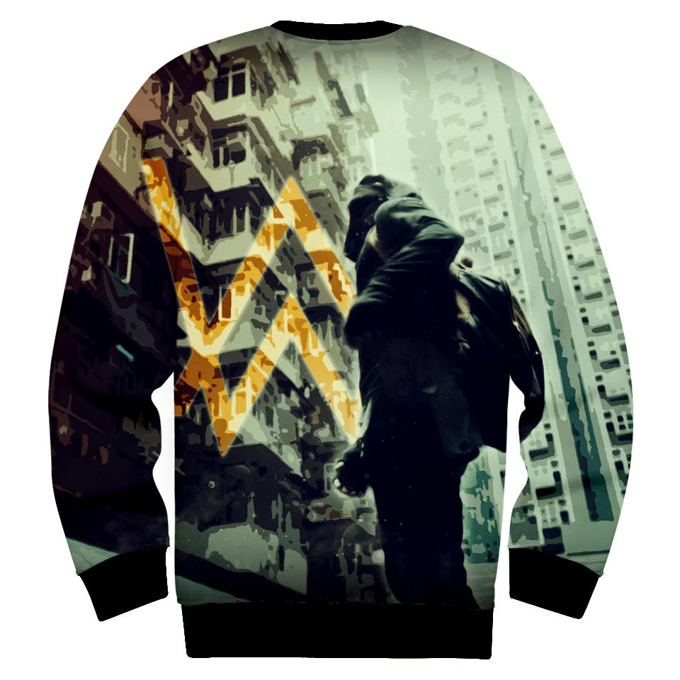 Alan Walker Sweatshirts - Navy Green Sweatshirt