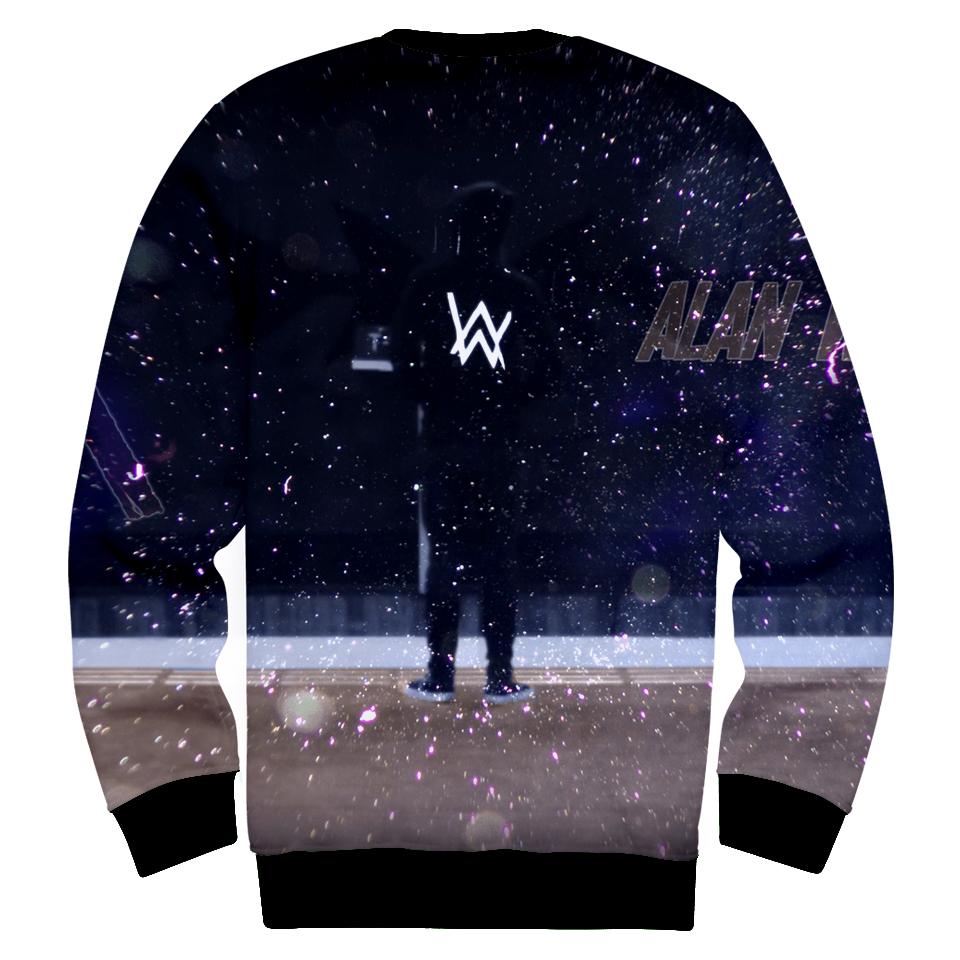 Alan Walker Sweatshirts - Navy Blue Sweatshirt